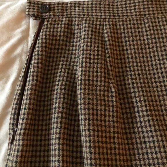 Checkered pattern skirt - petite - Picture 3 of 5